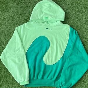 ERL Swirl Green Hoodie